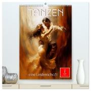 Tanzen - eine Leidenschaft (hochwertiger Premium Wandkalender 2024 DIN A2 hoch), Kunstdruck in Hochglanz