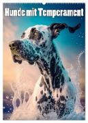 Hunde mit Temperament (Wandkalender 2024 DIN A2 hoch), CALVENDO Monatskalender
