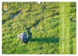 Wildes Okavangodelta (Wandkalender 2024 DIN A3 quer), CALVENDO Monatskalender