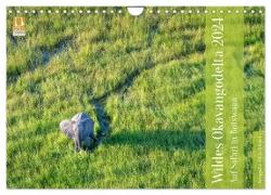 Wildes Okavangodelta (Wandkalender 2024 DIN A4 quer), CALVENDO Monatskalender