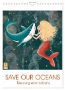 SAVE OUR OCEANS - Ursprung allen Lebens (Wandkalender 2024 DIN A4 hoch), CALVENDO Monatskalender