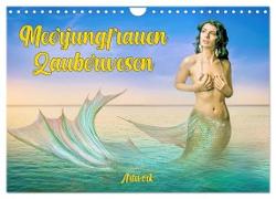 Meerjungfrauen Zauberwesen (Wandkalender 2024 DIN A4 quer), CALVENDO Monatskalender