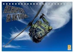 Helikopter in Aktion (Tischkalender 2024 DIN A5 quer), CALVENDO Monatskalender