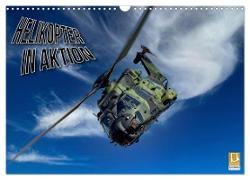 Helikopter in Aktion (Wandkalender 2024 DIN A3 quer), CALVENDO Monatskalender