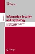 Information Security and Cryptology