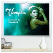 Vampire Kreaturen der Dunkelheit (hochwertiger Premium Wandkalender 2024 DIN A2 quer), Kunstdruck in Hochglanz