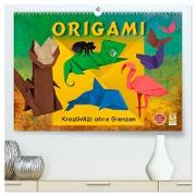 ORIGAMI - Kreativität ohne Grenzen (hochwertiger Premium Wandkalender 2024 DIN A2 quer), Kunstdruck in Hochglanz
