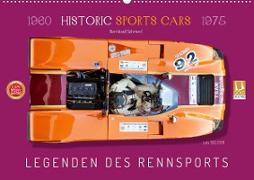 Legenden des Rennsports Historic Sports Cars 1960-1975 (Wandkalender 2024 DIN A2 quer), CALVENDO Monatskalender