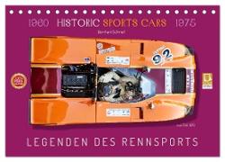 Legenden des Rennsports Historic Sports Cars 1960-1975 (Tischkalender 2024 DIN A5 quer), CALVENDO Monatskalender