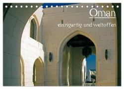 Oman - einzigartig und weltoffen (Tischkalender 2024 DIN A5 quer), CALVENDO Monatskalender