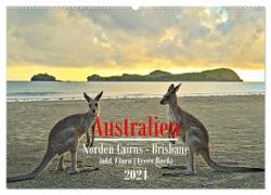 Australien - Norden Cairns-Brisbane (Wandkalender 2024 DIN A2 quer), CALVENDO Monatskalender