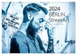 Berlin StreetArt 2024 (Wandkalender 2024 DIN A3 quer), CALVENDO Monatskalender