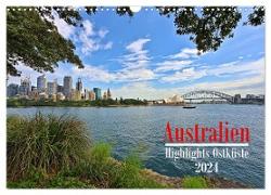 Australien - Highlights Ostküste (Wandkalender 2024 DIN A3 quer), CALVENDO Monatskalender