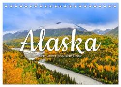 Alaska - Eine unvergessliche Reise. (Tischkalender 2024 DIN A5 quer), CALVENDO Monatskalender