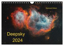 Deepsky 2024 (Wandkalender 2024 DIN A4 quer), CALVENDO Monatskalender