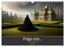 Folge mir... Mit der KI unterwegs (Wandkalender 2024 DIN A3 quer), CALVENDO Monatskalender