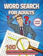 Word Search for Adults Large Print