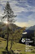 Schulkarte Graubünden - charta da scola dal Grischun - carta geografica scolastica dei Grigioni
