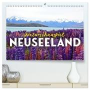 Naturschauspiel Neuseeland (hochwertiger Premium Wandkalender 2024 DIN A2 quer), Kunstdruck in Hochglanz