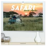 Safari durch Afrika (hochwertiger Premium Wandkalender 2024 DIN A2 quer), Kunstdruck in Hochglanz