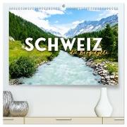 Schweiz - die Bergidylle (hochwertiger Premium Wandkalender 2024 DIN A2 quer), Kunstdruck in Hochglanz