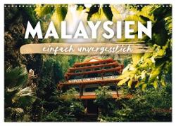 Malaysien - einfach unvergesslich (Wandkalender 2024 DIN A3 quer), CALVENDO Monatskalender
