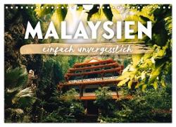Malaysien - einfach unvergesslich (Wandkalender 2024 DIN A4 quer), CALVENDO Monatskalender