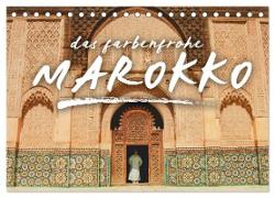 Das farbenfrohe Marokko (Tischkalender 2024 DIN A5 quer), CALVENDO Monatskalender