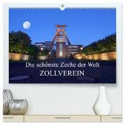 Die schönste Zeche der Welt Zollverein (hochwertiger Premium Wandkalender 2024 DIN A2 quer), Kunstdruck in Hochglanz