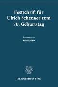 Festschrift für Ulrich Scheuner zum 70. Geburtstag