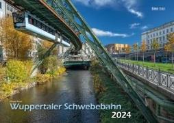 Wuppertaler Schwebebahn 2024 Bildkalender A3 Spiralbindung