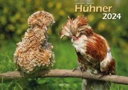 Hühner 2024 Bildkalender A3 quer - Judith Kiener & Oliver Giel