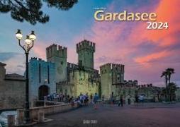 Gardasee 2024 Bildkalender A3 cm quer, spiralgebunden