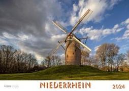 Niederrhein 2024 Bildkalender A4 Spiralbindung