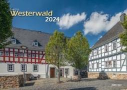Westerwald 2024 Bildkalender A3 quer, spiralgebunden