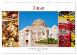 Oman - Reiseziel Maskat und Salalah (Wandkalender 2024 DIN A2 quer), CALVENDO Monatskalender