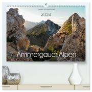 Ammergauer Alpen (hochwertiger Premium Wandkalender 2024 DIN A2 quer), Kunstdruck in Hochglanz