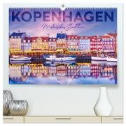 KOPENHAGEN Malerisches Stadtherz (hochwertiger Premium Wandkalender 2024 DIN A2 quer), Kunstdruck in Hochglanz