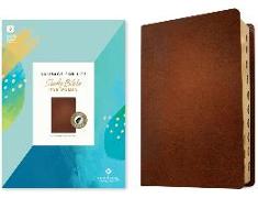 NLT Courage for Life Study Bible for Women, Filament-Enabled Edition (Genuine Leather, Brown, Indexed)