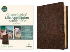 NLT Chronological Life Application Study Bible, Second Edition (Leatherlike, Heritage Oak Brown)