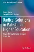 Radical Solutions in Palestinian Higher Education