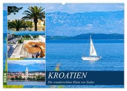 Kroatien Die wunderschöne Küste vor Zadar (Wandkalender 2024 DIN A2 quer), CALVENDO Monatskalender