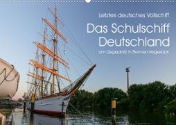 Letztes deutsches Vollschiff DAS SCHULSCHIFF DEUTSCHLAND (Wandkalender 2024 DIN A2 quer), CALVENDO Monatskalender