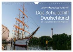 Letztes deutsches Vollschiff DAS SCHULSCHIFF DEUTSCHLAND (Wandkalender 2024 DIN A4 quer), CALVENDO Monatskalender