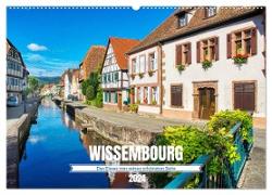 Wissembourg - Das Elsass von seiner schönsten Seite (Wandkalender 2024 DIN A2 quer), CALVENDO Monatskalender