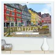 Wetzlar - Eine Perle im Lahntal (hochwertiger Premium Wandkalender 2024 DIN A2 quer), Kunstdruck in Hochglanz