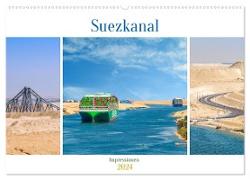 Suezkanal - Impressionen (Wandkalender 2024 DIN A2 quer), CALVENDO Monatskalender