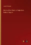 Claims of the Church of England on National Support