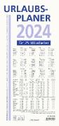 ZETTLER Urlaubsplaner 2024, im Format 100 x 29,7 cm, Monatskalender mit Ferienterminen, Bürokalender für 25 Mitarbeiter