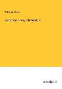 Specimens of english literature